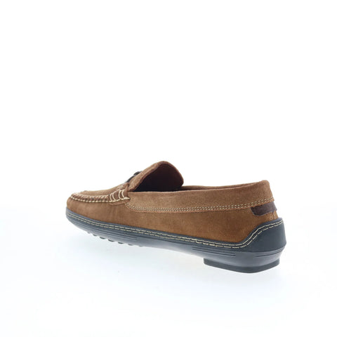T.B. Phelps TBP45 Mens Brown Suede Slip On Loafers & Slip Ons Casual Shoes 