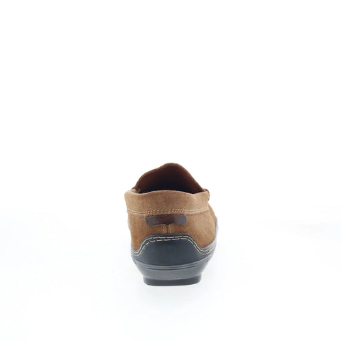 T.B. Phelps TBP45 Mens Brown Suede Slip On Loafers & Slip Ons Casual Shoes 