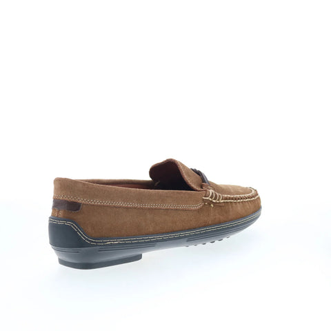 T.B. Phelps TBP45 Mens Brown Suede Slip On Loafers & Slip Ons Casual Shoes 