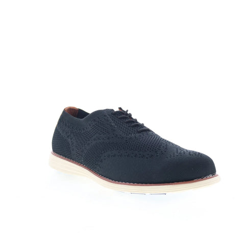 T.B. Phelps TBP49 Mens Black Canvas Lace Up Lifestyle Sneakers Shoes 