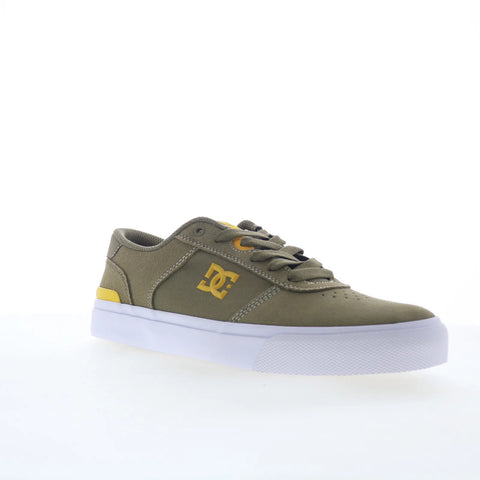 DC Teknic S ADYS300739-ARO Mens Green Suede Skate Inspired Sneakers Shoes