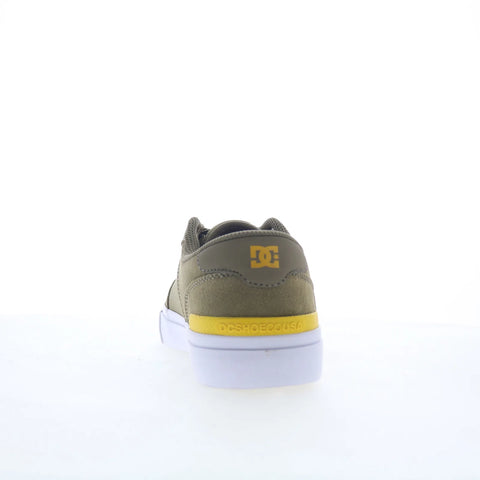 DC Teknic S ADYS300739-ARO Mens Green Suede Skate Inspired Sneakers Shoes