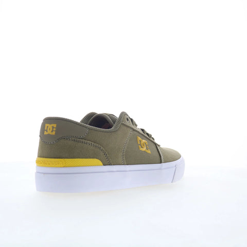 DC Teknic S ADYS300739-ARO Mens Green Suede Skate Inspired Sneakers Shoes