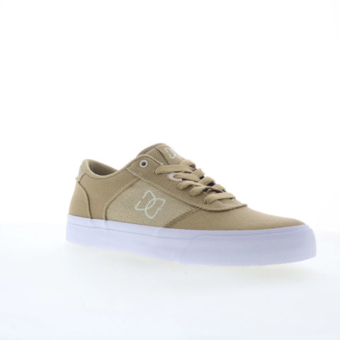 DC Teknic TX SE Mens Brown Canvas Skate Inspired Sneakers Shoes