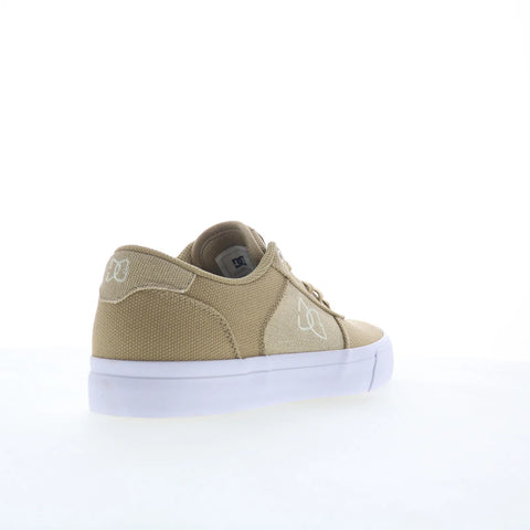 DC Teknic TX SE Mens Brown Canvas Skate Inspired Sneakers Shoes