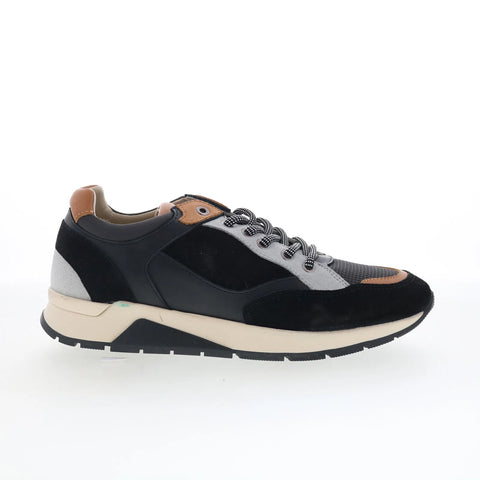 Pajar Telay PDPAS00558.01 Mens Black Suede Lace Up Lifestyle Sneakers Shoes