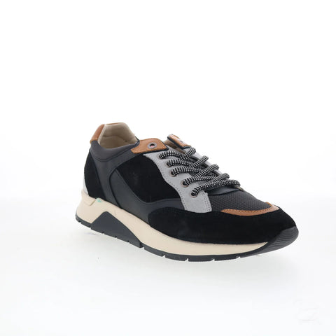 Pajar Telay PDPAS00558.01 Mens Black Suede Lace Up Lifestyle Sneakers Shoes