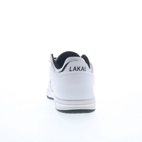Lakai Telford Low Mens White Leather Lace Up Skate Inspired Sneakers Shoes