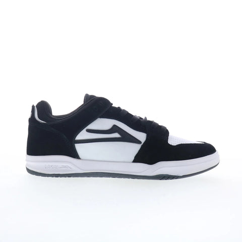 Lakai Telford Low Mens Black Suede Lace Up Skate Inspired Sneakers Shoes