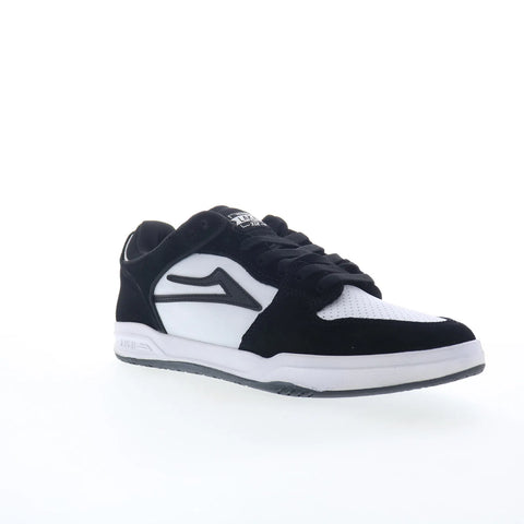 Lakai Telford Low Mens Black Suede Lace Up Skate Inspired Sneakers Shoes