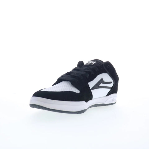 Lakai Telford Low Mens Black Suede Lace Up Skate Inspired Sneakers Shoes