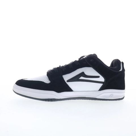Lakai Telford Low Mens Black Suede Lace Up Skate Inspired Sneakers Shoes
