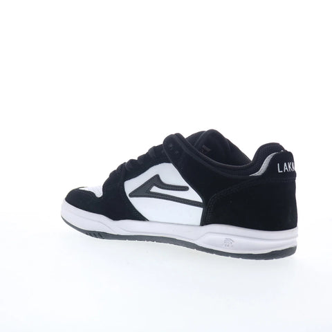 Lakai Telford Low Mens Black Suede Lace Up Skate Inspired Sneakers Shoes