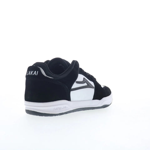 Lakai Telford Low Mens Black Suede Lace Up Skate Inspired Sneakers Shoes