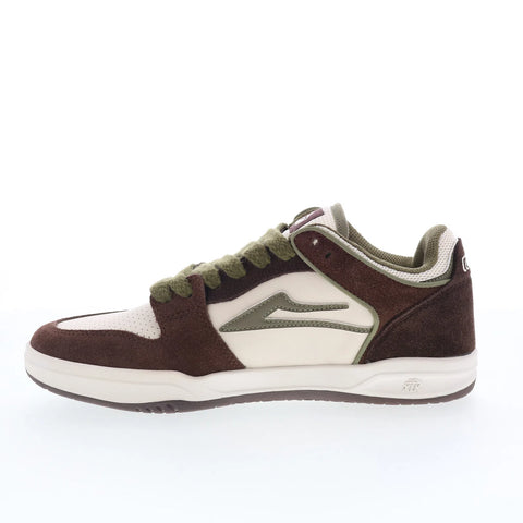 Lakai Telford Low Mens Beige Suede Lace Up Skate Inspired Sneakers Shoes