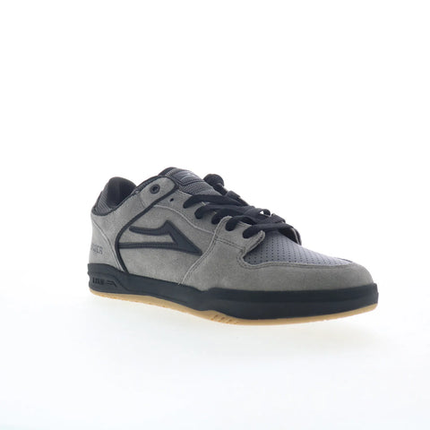 Lakai Telford Low Mens Gray Suede Lace Up Skate Inspired Sneakers Shoes