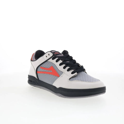 Lakai Telford Low Mens White Suede Lace Up Skate Inspired Sneakers Shoes