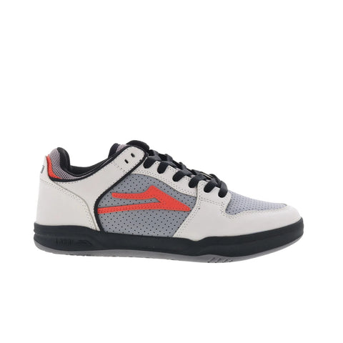 Lakai Telford Low Mens White Suede Lace Up Skate Inspired Sneakers Shoes