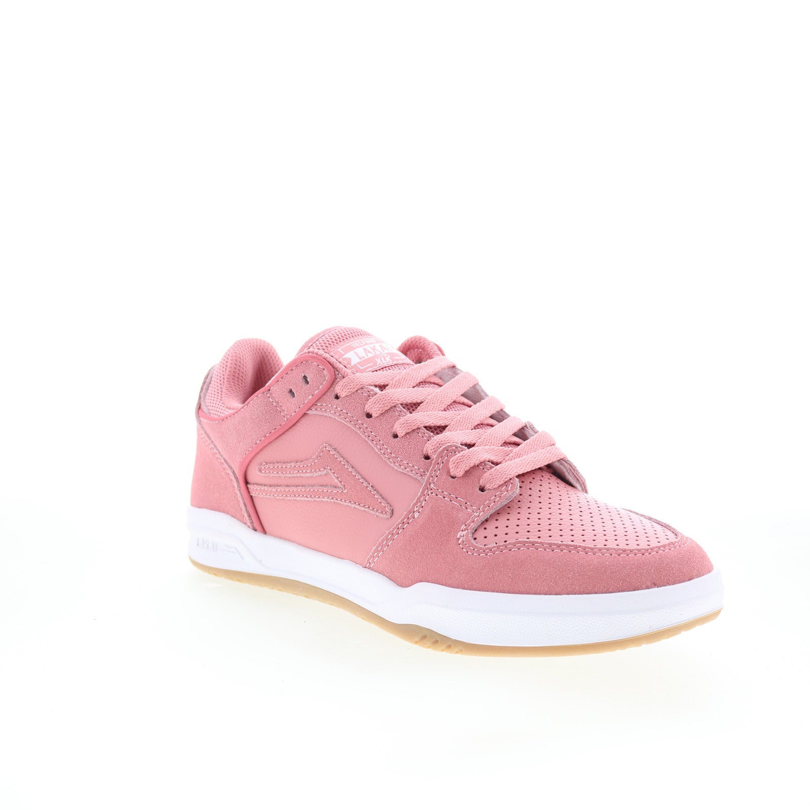 Lakai Telford Low MS1250262B00 Mens Pink Skate Inspired Sneakers