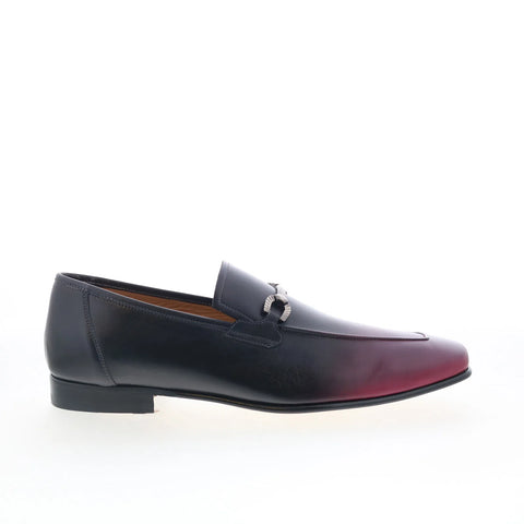 Mezlan Telmo 21100 Mens Black Leather Loafers & Slip Ons Casual Shoes