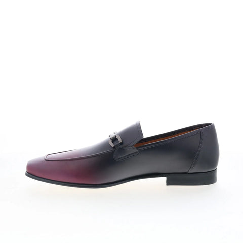 Mezlan Telmo 21100 Mens Black Leather Loafers & Slip Ons Casual Shoes