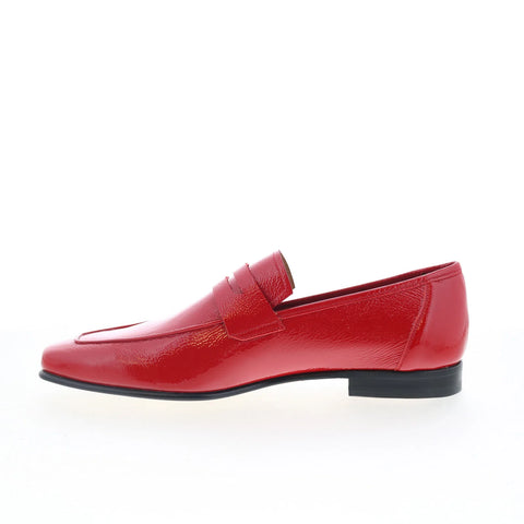 Mezlan Telmo 21155 Mens Red Leather Loafers & Slip Ons Penny Shoes