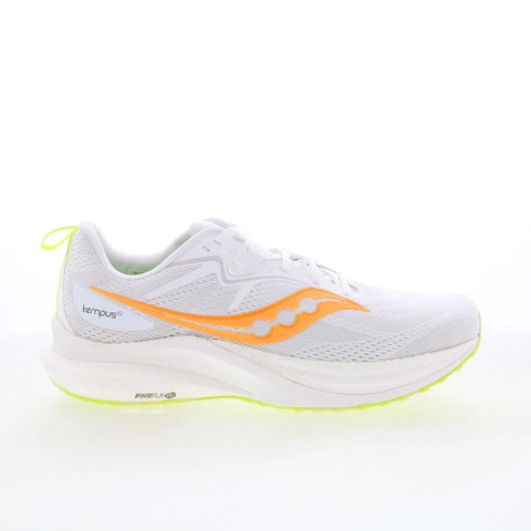 Saucony Tempus 2 S20973-130 Mens White Mesh Athletic Running Shoes