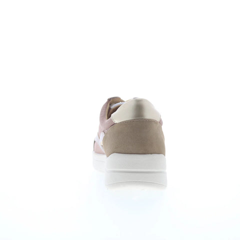 Rockport TruFlex Navya Retro Sneaker Womens Beige Lifestyle Sneakers Shoes