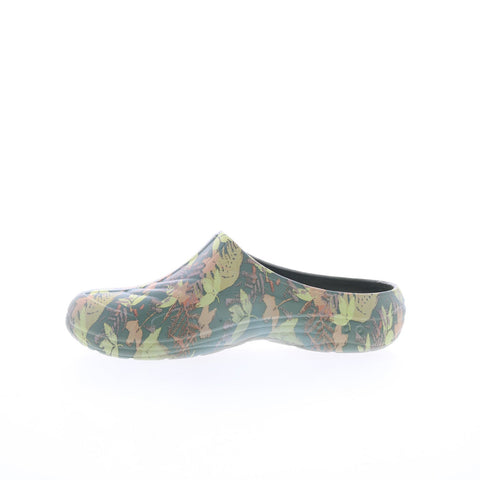 Easy Spirit Tgarden Martha Stewart Womens Green Clog Flats Shoes