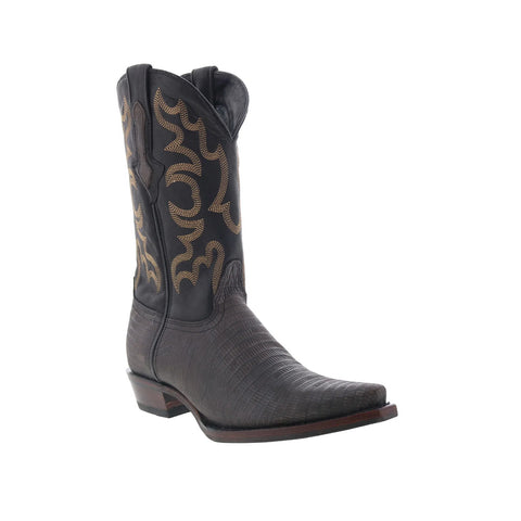 Dingo The Duke DI-107 Mens Black Leather Pull On Cowboy Western Boots