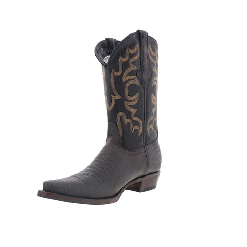 Dingo The Duke DI-107 Mens Black Leather Pull On Cowboy Western Boots