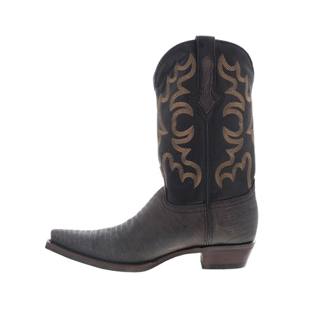 Dingo The Duke DI-107 Mens Black Leather Pull On Cowboy Western Boots