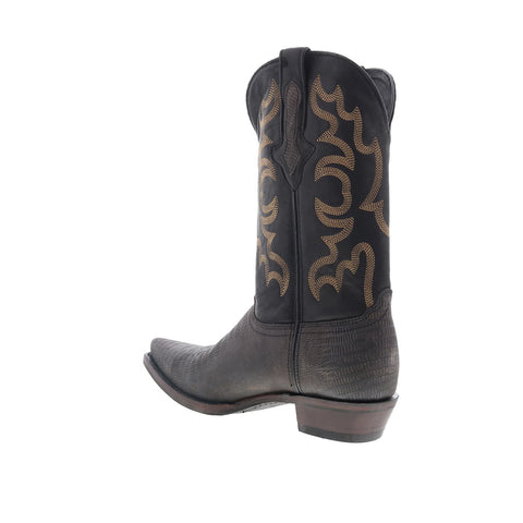 Dingo The Duke DI-107 Mens Black Leather Pull On Cowboy Western Boots