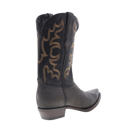 Dingo The Duke DI-107 Mens Black Leather Pull On Cowboy Western Boots