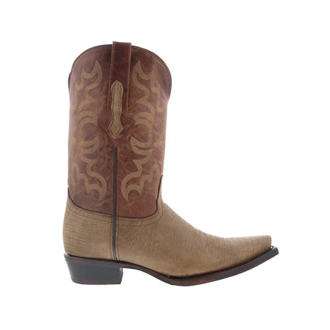 Dingo The Duke DI-107 Mens Brown Leather Pull On Cowboy Western Boots