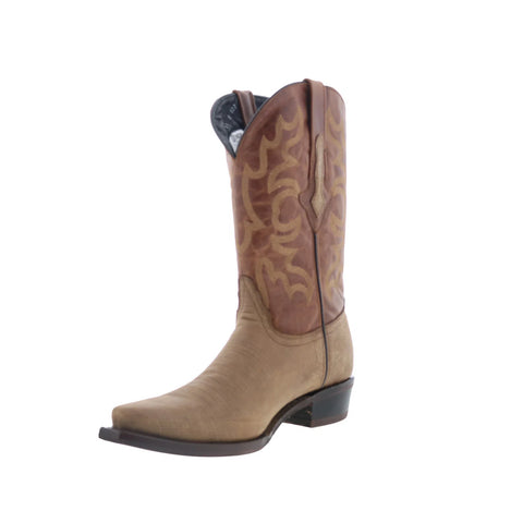 Dingo The Duke DI-107 Mens Brown Leather Pull On Cowboy Western Boots