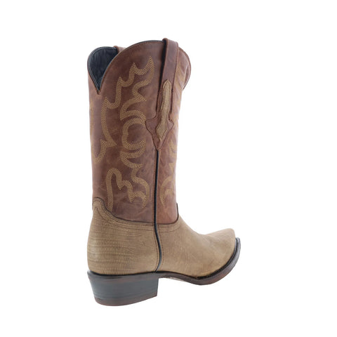 Dingo The Duke DI-107 Mens Brown Leather Pull On Cowboy Western Boots