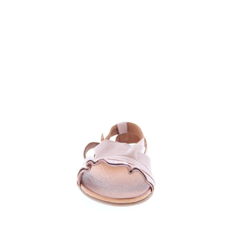 Miz Mooz Theresa Womens Pink Leather Hook & Loop Strap Sandals Shoes