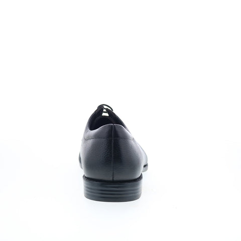 Studio Belvedere Thomas Mens Black Leather Oxfords & Lace Ups Cap Toe Shoes