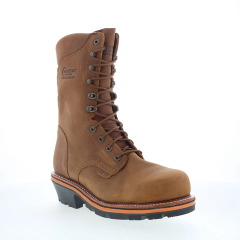 Chippewa Thunderstuck WP Composite Toe Mens Brown Wide Work & Safety Boots