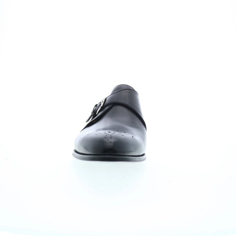 Pastori by Di Bianco Tiberius Calfskin Mens Black Oxfords Casual Shoes