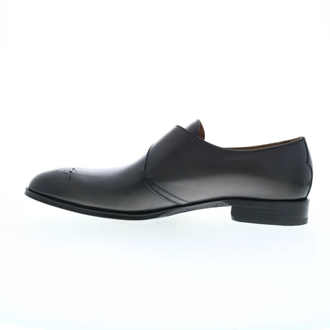 Pastori by Di Bianco Tiberius Calfskin Mens Black Oxfords Casual Shoes