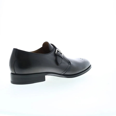 Pastori by Di Bianco Tiberius Calfskin Mens Black Oxfords Casual Shoes