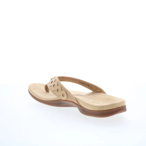 Spenco Tierra SP1153TAN Womens Brown Synthetic Flip-Flops Sandals Shoes