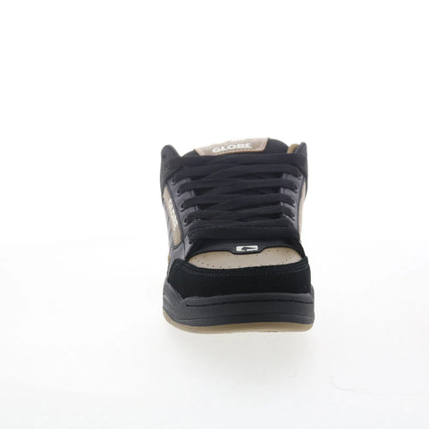 Globe Tilt GBTILT Mens Black Leather Lace Up Skate Inspired Sneakers Shoes