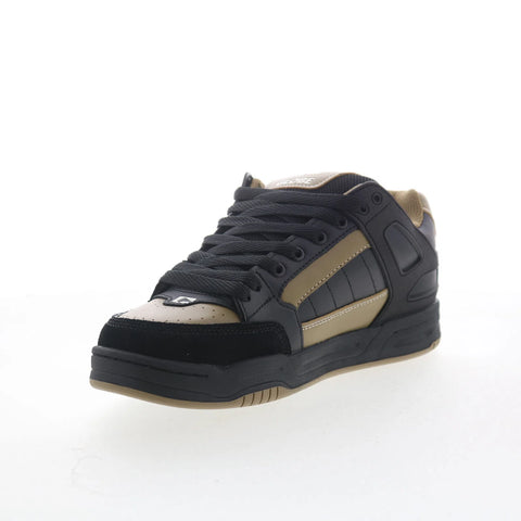 Globe Tilt GBTILT Mens Black Leather Lace Up Skate Inspired Sneakers Shoes