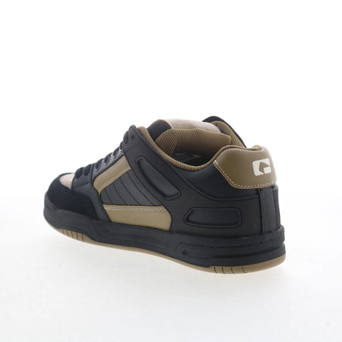 Globe Tilt GBTILT Mens Black Leather Lace Up Skate Inspired Sneakers Shoes