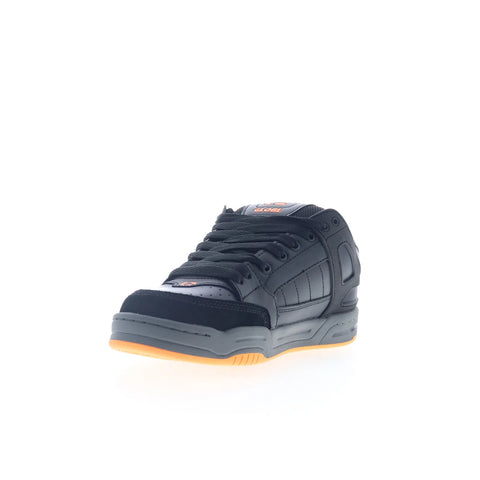Globe Tilt GBTILT Mens Black Leather Lace Up Skate Inspired Sneakers Shoes
