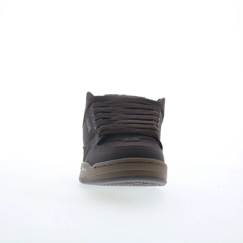 Globe Tilt GBTILT Mens Brown Leather Lace Up Skate Inspired Sneakers Shoes