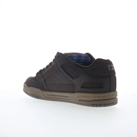 Globe Tilt GBTILT Mens Brown Leather Lace Up Skate Inspired Sneakers Shoes